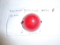 Plastica Fanalino Posteriore Tondo Diametro 50mm