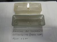 Trasparente Fanalino Anteriore Rettangolare  Misure 11.5 Cm x 4Cm 