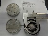 Coprimozzi In Plastica Cromati Autobianchi 112 Diametro 35 Mm