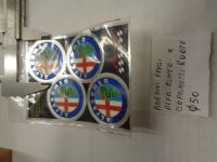 Fregio Adesivo Alfa Romeo Per Copri Mozzi Ruota 50Mm