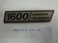 Scritta Per Fiat 132 