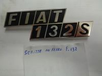 Scritta In Ferro Fiat 132 S 
