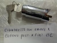 Cilindretto Con Chiave Cofano Posteriore Per  Fiat 131 
