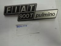 Scritta Fiat 900 T Pulmino 
