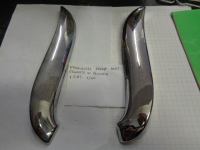 Modanatura Parafango Posteriore Cromate In Acciaio Per Fiat 1500