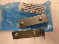 Coppia Staffe Supporto Targhe Anteriore Per Fiat 500 