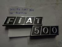 Scritta Fiat 500 In Plastica 