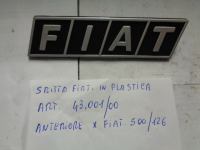 Scritta Anteriore Fiat In Plastica Per Fiat 500 - Fiat 126