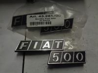 Scritta Fiat 500 In Zama 
