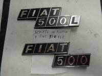 Scritta In Plastica Per Fiat 500 F L R