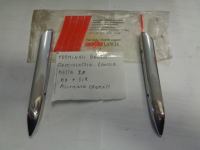 Terminali Bordo Gocciolatoio Destro + Sinistro In Alluminio Cromati  Lancia Delta 1979