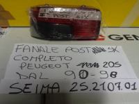 Fanale Posteriore Sinistro Completo Peugeot 205 Dal 1990 Al 1998 