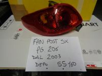 Fanale Posteriore Sinistro Peugeot 206 Dal 2003 