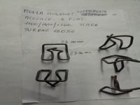 Molla Modanatura Sottoporta In Acciaio Per Fiat 1100-1400-1900 