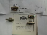 Graffetta Per Fissaggio Modanatura Parafanghi Cofano Fiat 1300 - 1500 