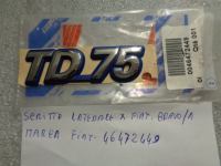 Scritta Laterale TD 75 Per Fiat Bravo,Brava,Marea
