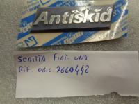 Scritta Fiat Uno &Prime;Antiskid&Prime; 