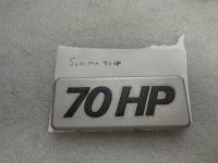 Scritta &Prime;70 HP&Prime; Per Fiat 127 