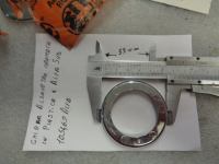 Ghiera Maniglia Alzavetro In Plastica Cromata Alfa Sud