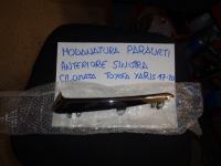 Modanatura Paraurti Anteriore Sinistra Cromata Toyota Yaris 2017-2020