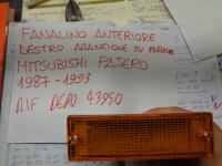 Fanalino Anteriore Destro Arancione Su Paraurti Mitsubishi Pajero 1987-1993