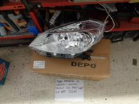 Faro Anteriore Sinistro Parabola Cromata Renault Clio 2005-2009