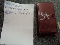 Trasparente Fanalino Posteriore Sinistro Rosso Fiat 127 L