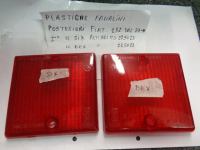 Plastica Fanalino Posteriore Sinistra+Destra Fiat 132 1a Serie 1973>