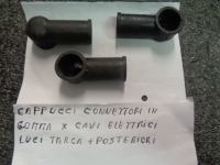 Cappucci In Gomma Per Connettori Fanalini Luce Targa