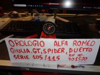 Orologio AlfaRomeo Giulia, Spider, Duetto, Gt, Serie 105/115