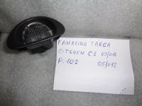 Fanalino Targa Citroen C1 2005-2014, Peugeot 107 2005-2012