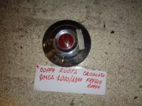 Coppa Ruota Cromata Fregio Rosso Simca 1000-1100