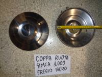 Coppa Ruota Simca 1000 Fregio Nero