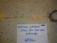 Adesivo Laterale &Prime;Sting&Prime; Rosso/Nero Fiat Uno 