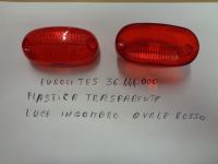 Plastica Trasparente Luce Ingombro Rosso Universale